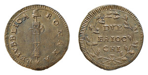 ROMA - REPUBBLICA ROMANA (1798-1799) DUE ... 