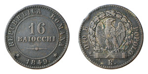 ROMA - REPUBBLICA ROMANA (1848-1849) 16 ... 