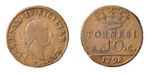 NAPOLI - FERDINANDO IV (I p. 1759-1799) 10 ... 