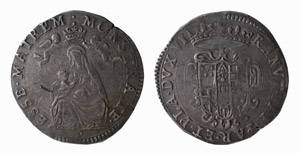 PARMA - RANUCCIO II (1646-1694) 40 SOLDI  - ... 