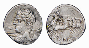 LICINIA (113-112 a.C.) C.Licinius L.f Macer ... 