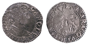NAPOLI - CARLO V (1516-1556) CARLINO   - Ar ... 