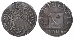 ROMA - GIULIO III (1550-1555) GROSSO A.II  - ... 
