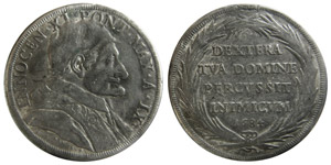 ROMA - INNOCENZO XI (1676-1689) PIASTRA 1684 ... 