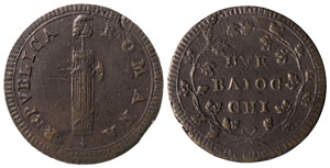 ROMA - REPUBBLICA ROMANA (1798-1799) DUE ... 