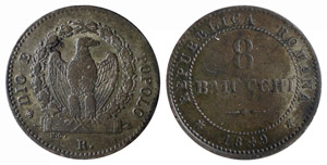 ROMA - REPUBBLICA ROMANA (1848-1849) 8 ... 