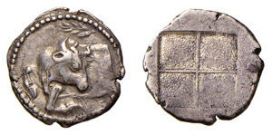 MACEDONIA - AKANTOS (Circa 470-390 a.C.) ... 