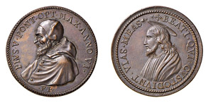 ROMA - PIO V (1566-1572) MEDAGLIA AE- Anno ... 