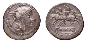 ROMA - ANONIME (dopo il 211 a.C) QUINARIO ... 