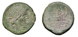 ROMA - ANONIME (dopo il 211 a.C) SEMISSE ... 