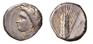 LUCANIA - METAPONTUM (480-400 a.C.) DIDRAMMA ... 