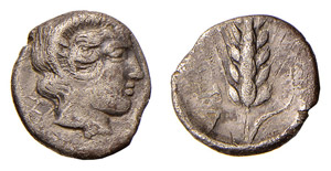 LUCANIA - METAPONTUM (420-400 a.C.) DIOBOLO ... 