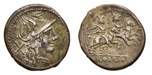 ROMA - ANONIME (dopo il 211 a.C.) DENARIO - ... 