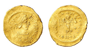 GIUSTINIANO I (527-565) TREMISSE gr.1,5 - ... 