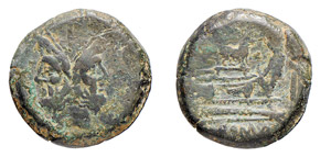 ROMA - SERIE DEL CANE (206-195 a.C.) ASSE ... 