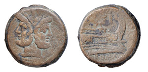 ROMA - ANONIME CON SIMBOLI (circa 211-208 ... 