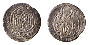 AQUILEIA - GIOVANNI (1387-1394) DENARO con ... 