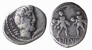 TITURIA (89 a.C.) L.Titurius L.f.Sabinus ... 