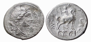 AEMILIA (114- 113 a.C.) Man. Aemilius ... 