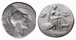 ROMA - ANONIME (115-114 a.C.) DENARIO  ... 