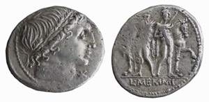 MEMMIA (109-108 a.C.) L. Memmius DENARIO  ... 
