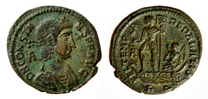 COSTANTE I (337-350) FOLLIS - Zecca Roma  ... 