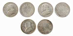 ROMA - PIO IX (1846-1870) Lotto di 3 ... 