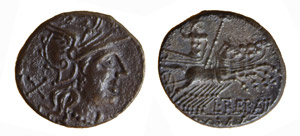 TREBANIA (135 a.C.) L. Trebanius DENARIO  ... 
