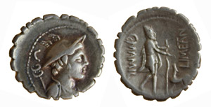 MAMILIA (82 a.C.) C. Mamilius Limetanus - ... 