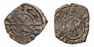 MESSINA - CORRADO II (1254-1258) DENARO  ... 