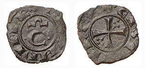 MESSINA - CORRADO II (1254-1258) DENARO  ... 