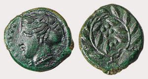 SICILIA - HIMERA (400-380  a.C.) HEMILITRA ... 