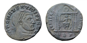 MASSENZIO  (306-312) FOLLIS - Zecca Roma  ... 