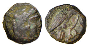 MACEDONIA - PYDNA (380-360 a.C.) AE 15  ... 