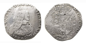 MILANO - CARLO II (1675-1700) FILIPPO 1694   ... 