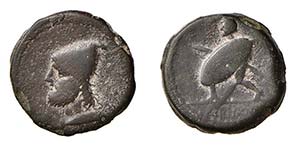 UMBRIA - ARIMINUM (268-225 a.C.) BRONZO ... 