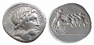 ROMA - ANONIME SENZA SIMBOLI (86 a.C.) ... 