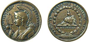 PESARO - Anno 1754 - MEDAGLIA AE -  D/Busto ... 