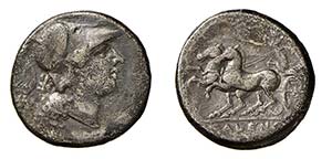 CAMPANIA - CALES (265-240 a.C.) DIDRAMMA ... 