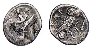 CALABRIA - TARENTUM (302-272 a.C.) DRACMA ... 