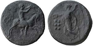 SICILIA - HIMERA (420-408 a.C.) HEMILITRA ... 