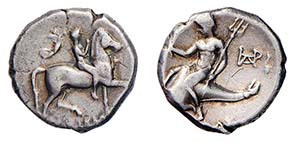 CALABRIA - TARENTUM (281-272 a.C.) DIDRAMMA ... 