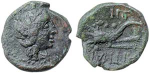SICILIA - AETNA (prima del 339 a.C.) HEXAS ... 