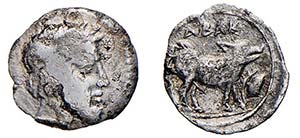 SICILIA - ABACAENUM (450-400 a.C.) LITRA ... 