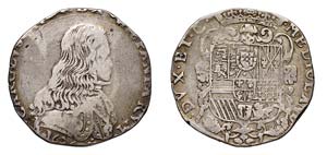 MILANO - CARLO II (1665-1700) FILIPPO 1676 - ... 