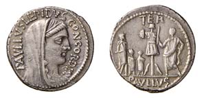 AEMILIA (62 a.C.) L. Aemilius Lepidus ... 