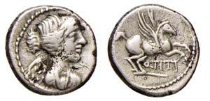 TITIA (90 a.C.) Q.Titius - QUINARIO -  ... 