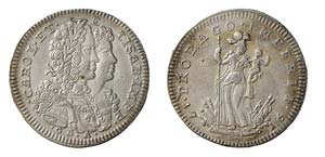 NAPOLI - CARLO VI (II° per.1707-1734) TARI ... 