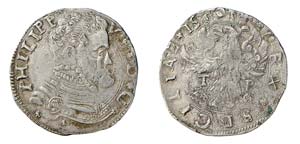 MESSINA - FILIPPO II (1556-1598) 4 TARI ... 