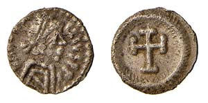 ERACLIO (610 - 641) QUARTO DI SILIQUA gr.0,4 ... 